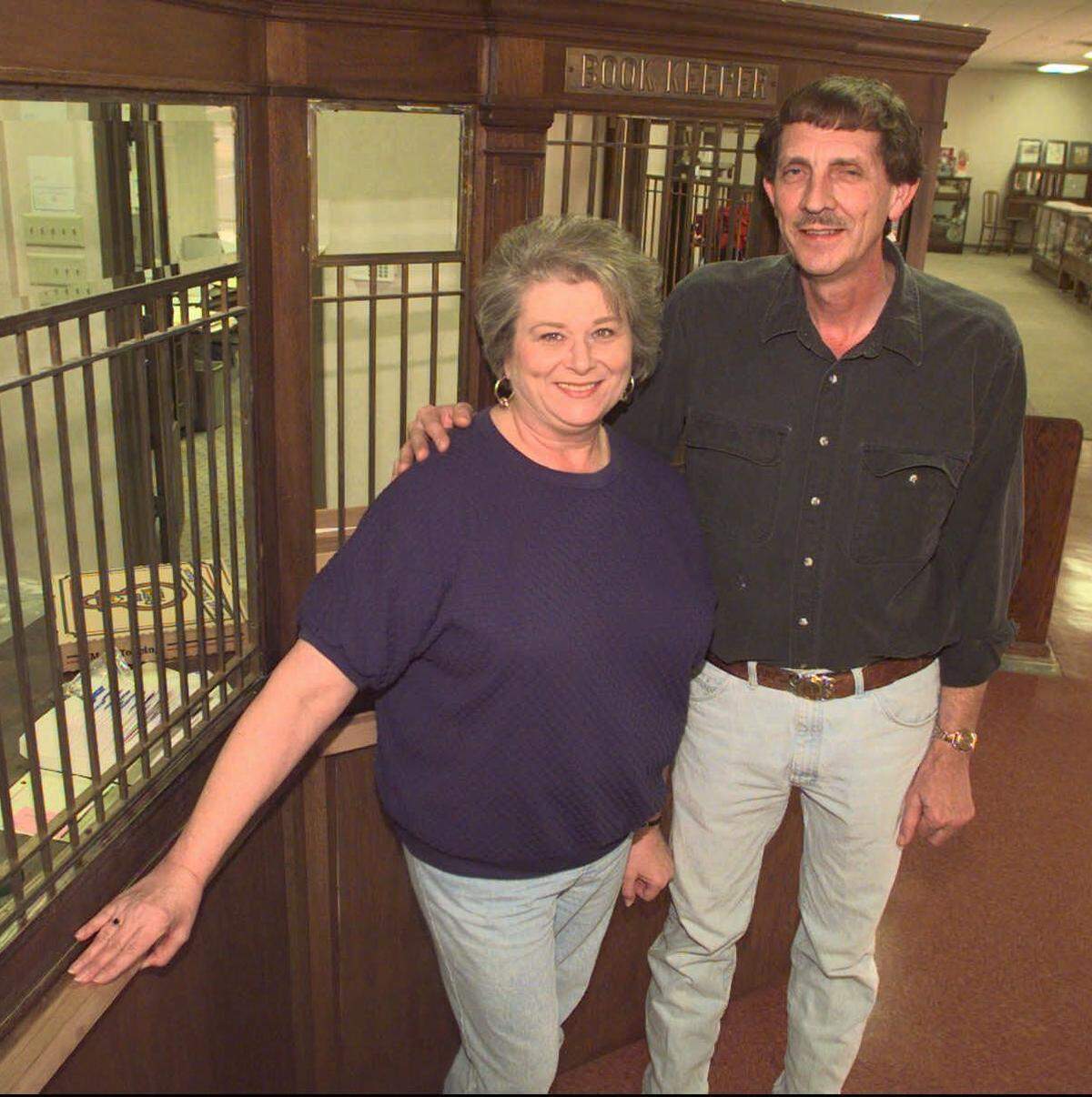 Mariam and Tom Holman, pictured in 1997 when they opened the Andover Antique Mall, which they’re now closing.