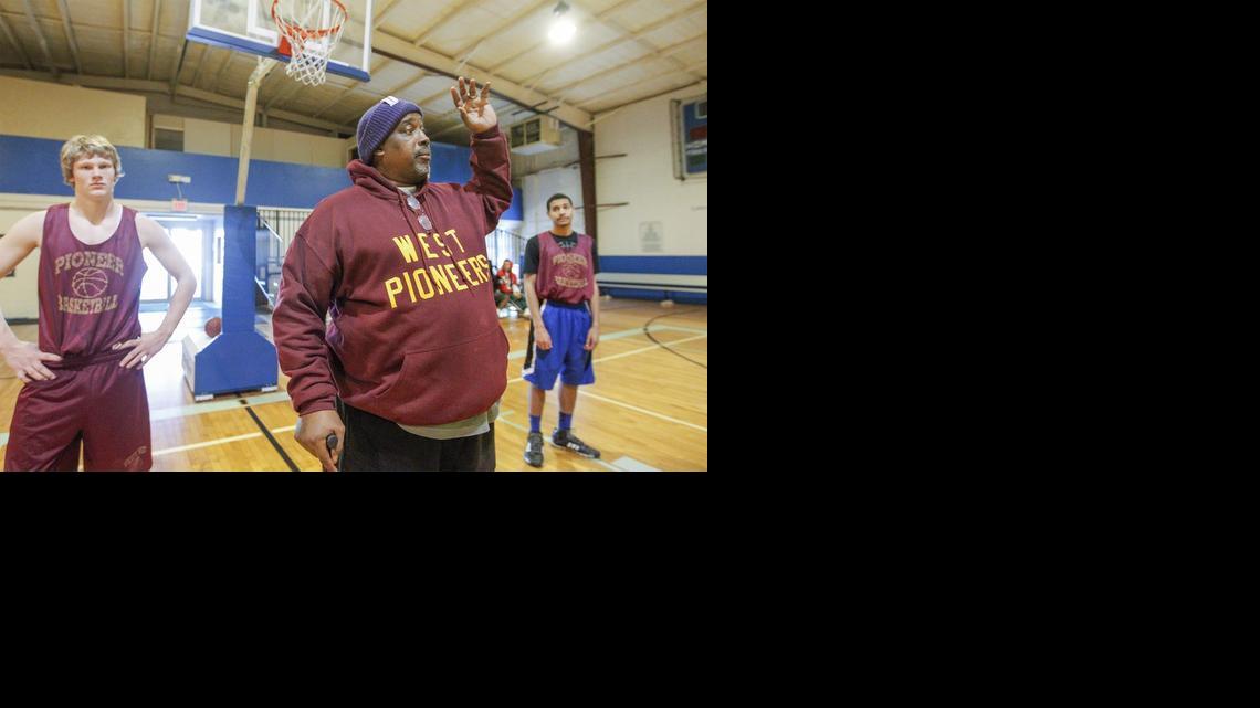 Carl Taylor conducts West practice Thursday at Carpenter Place. Illness has slowed the veteran coach, but he says he still enjoys coaching.

