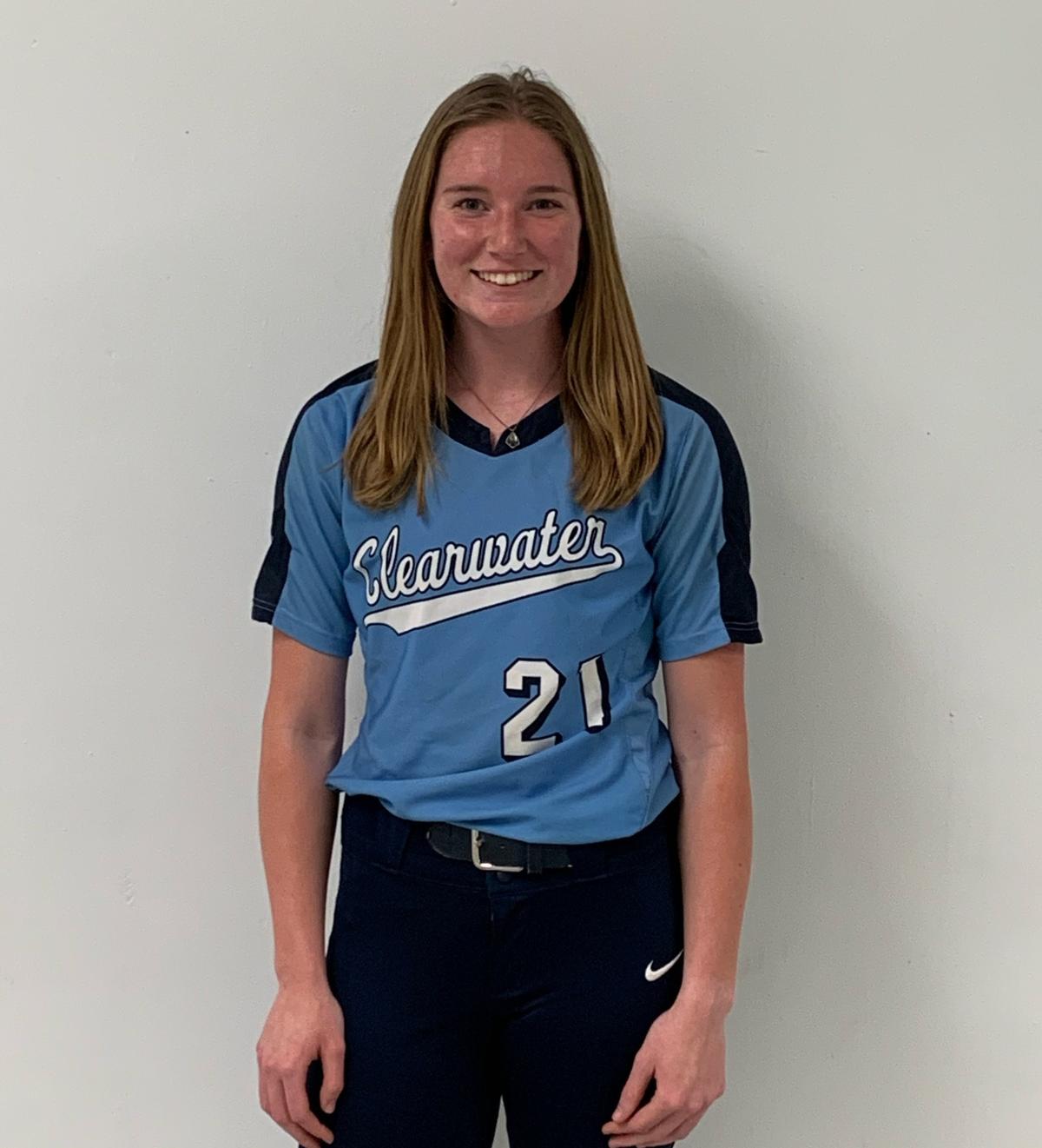 Clearwater senior outfielder Briona Woods.