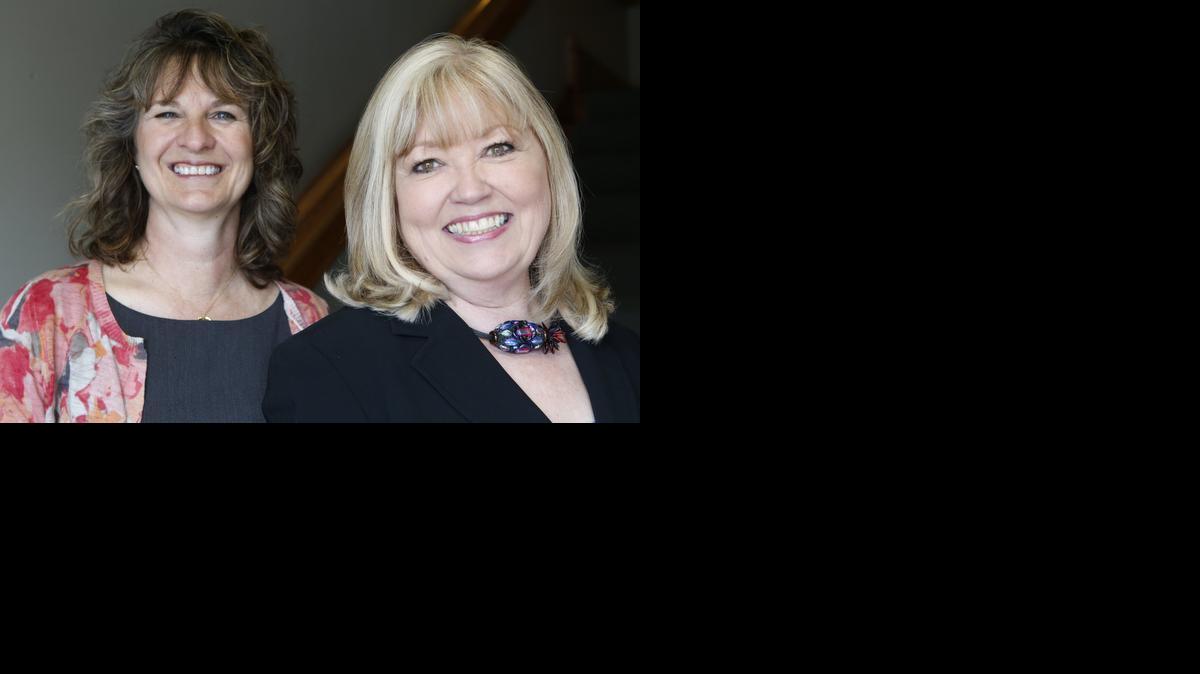 Barbara Ray, chairwoman of the Wichita Children’s Home, and Debbie Kennedy, the home’s new CEO. (April 24, 2014)

