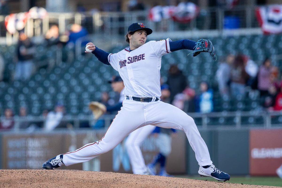 Matt Canterino was the opening night starter for the Wichita Wind Surge and a top prospect for the Minnesota Twins.