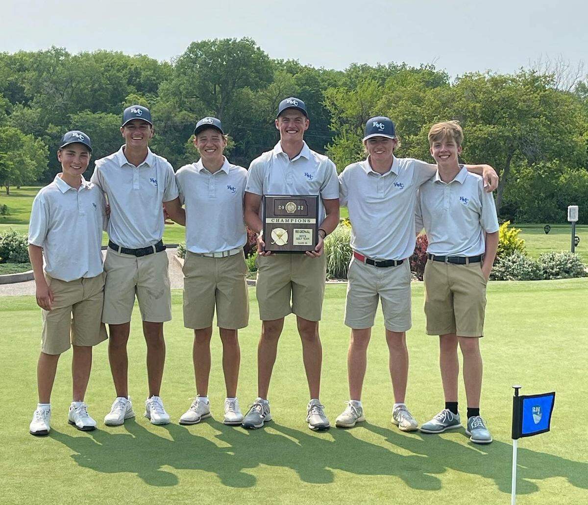 The Kapaun Mt. Carmel boys golf team won the Class 5A regional hosted at Rolling Hills on Tuesday. Sophomore Asher Whitaker won indiviudal honors with a 3-under round of 69.