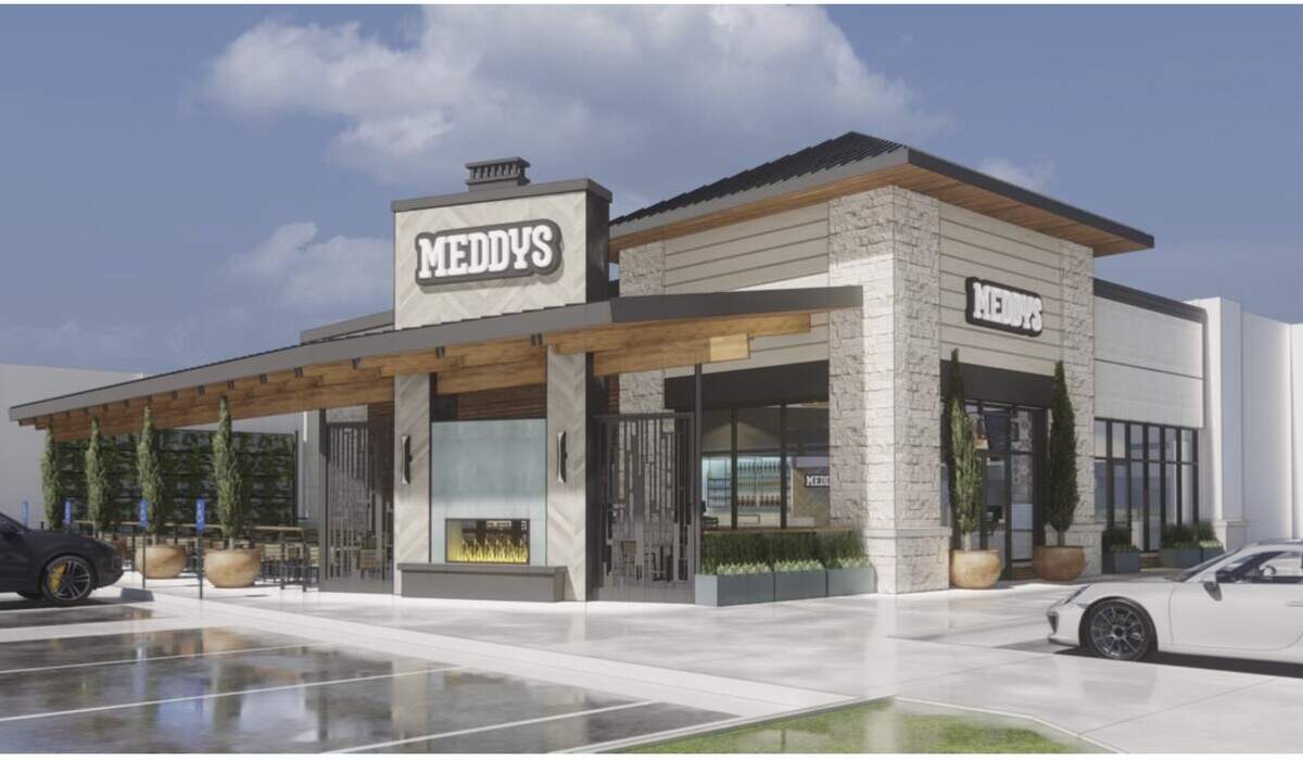 The new Meddys at NewMarket Square will have a large patio on the building’s south side.