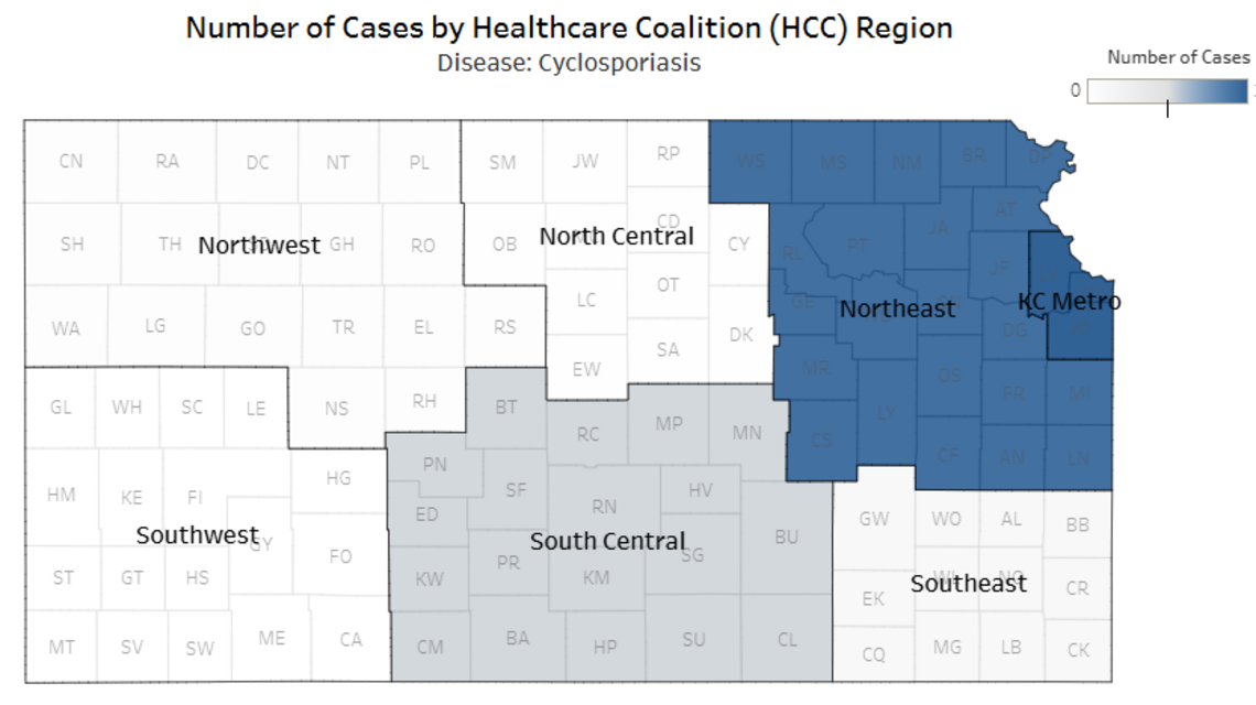 200+ new cases of diarrhea parasite illness reported in KS this week: Updates