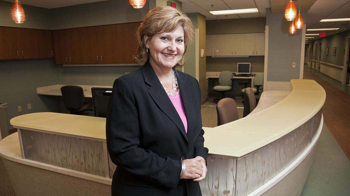 Sherry Hausmann, regional president of Via Christi Hospitals Wichita, in 2011.