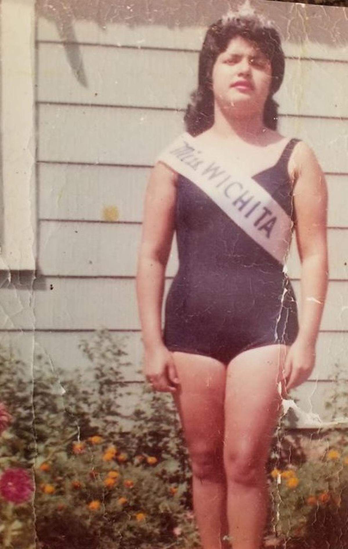 Clara Sanchez, who would eventually become Clara Fernandez, won the title Ms. Wichita GI Forum when she was 20.