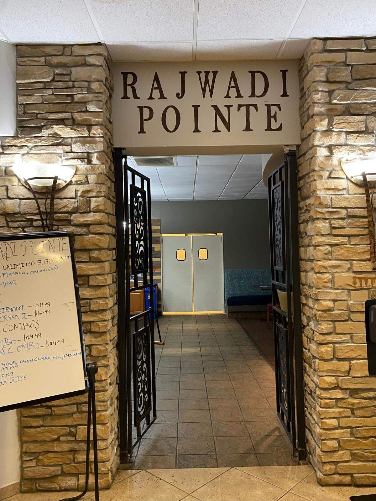 Rajwadi Pointe is a new Indian restaurant operating inside the Wyndham Garden Inn at 221 E. Kellogg in Wichita.
