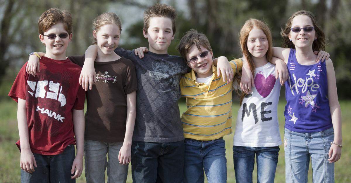 The Headrick Sextuplets at age 10. From left: Ethan, Melissa, Grant, Sean, Jaycie and Danielle They were born on April 6, 2002 at St. Joseph Regional Medical Center in Wichita. (April 2, 2012)