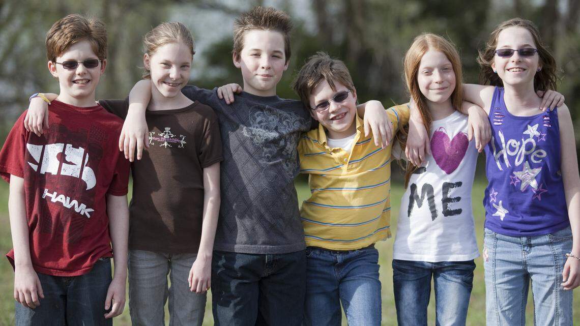 The Headrick sextuplets at age 10. From left: Ethan, Melissa, Grant, Sean, Jaycie and Danielle They were born on April 6, 2002 at St. Joseph Regional Medical Center in Wichita. (April 2, 2012)