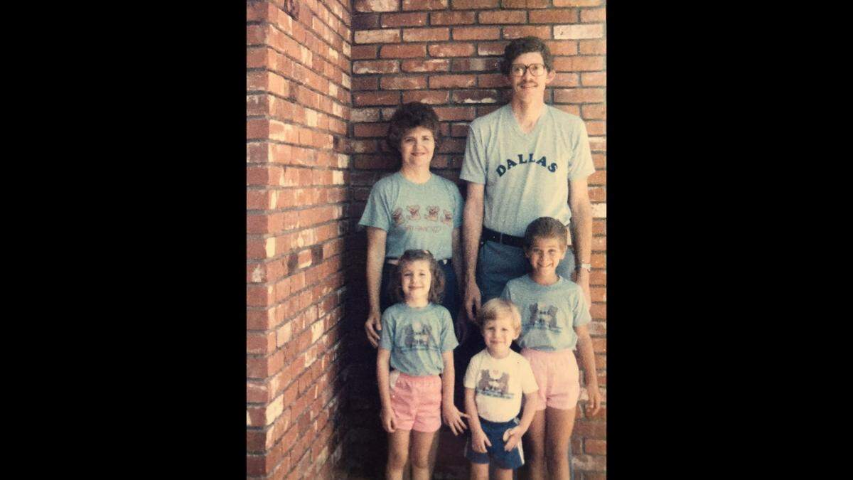 The Muyskens family around 1986.
