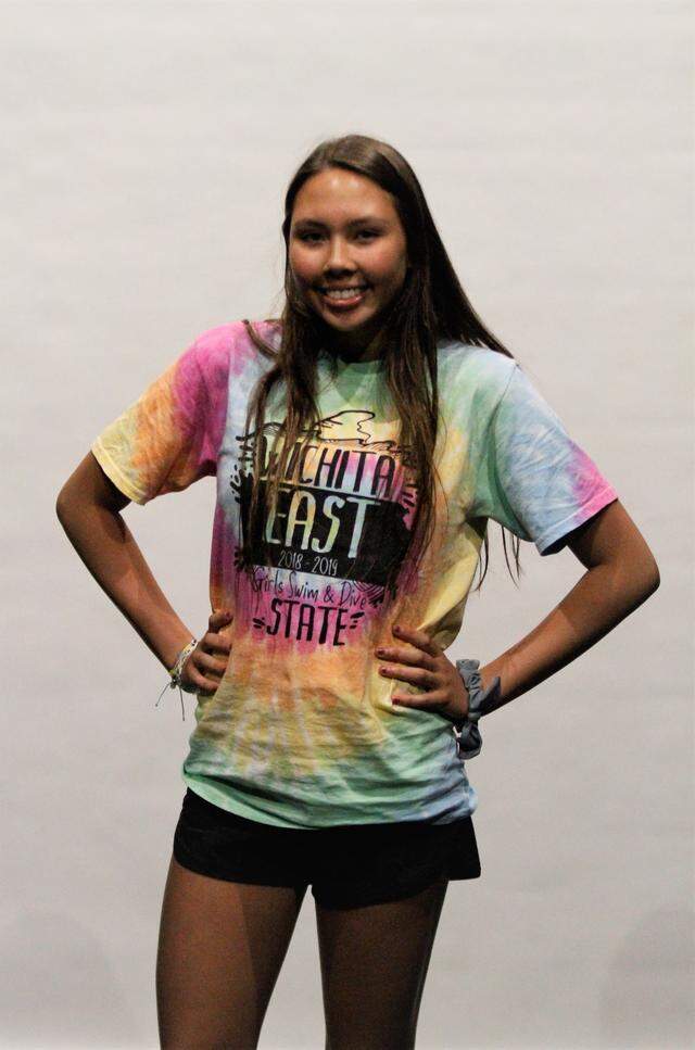 2019 All-Metro Girls Swimming selection, 500-yard freestyle, Wichita East’s Ariana Dirkzwager