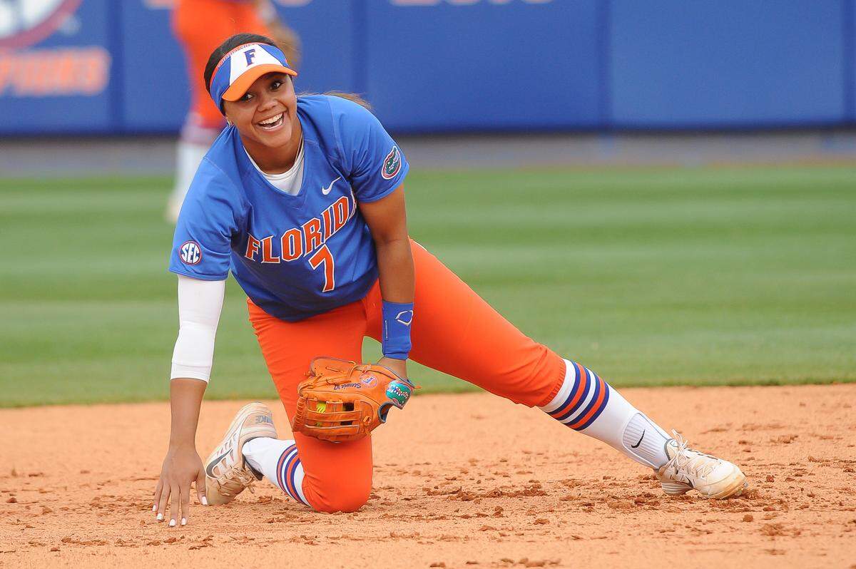 Arkansas City native Kelsey Stewart during her All-American career at Florida.