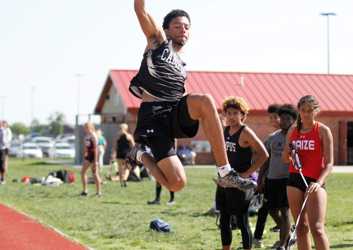 Federico Harvey, a Campus senior triple jumper.