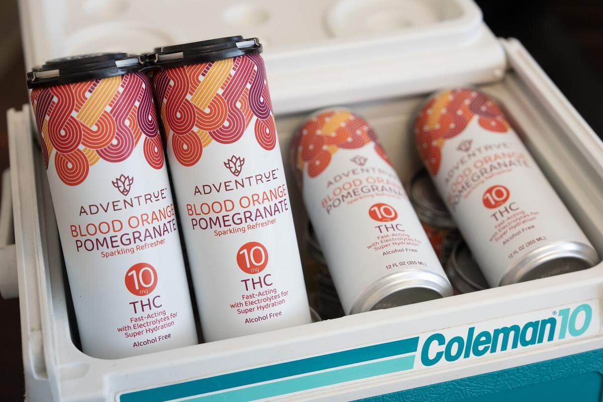 Sheldon Coleman’s company, AdvenTrue, is kicking off sales of its THC-infused beverages in the next couple of weeks.