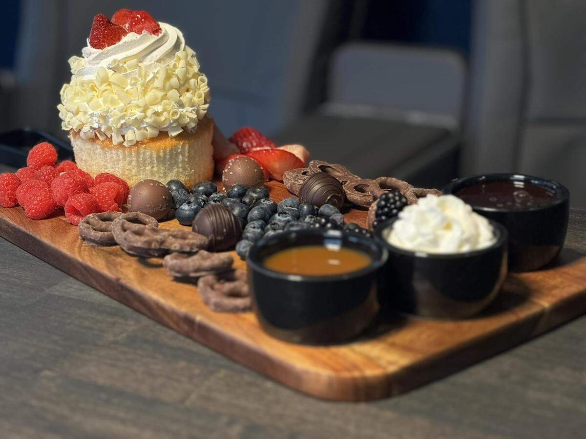 The new Clifton Square bar 1868 serves four different charcuterie boards, one with a chocolate theme.