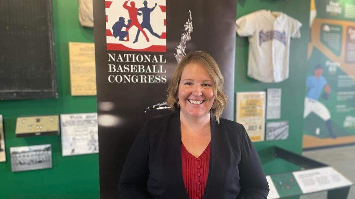 Katie Woods was named the new tournament director of the National Baseball Congress World Series on Thursday. She is the first female tournament director in the tournament’s 88-year history.