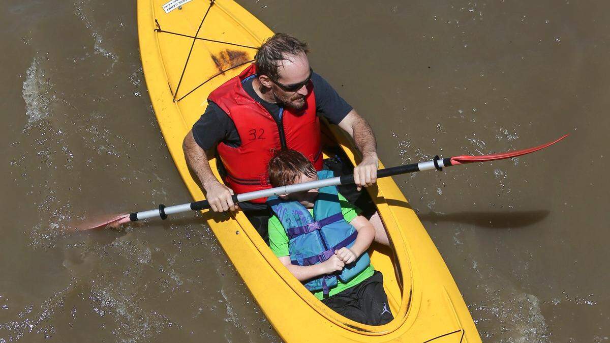 Kayaks will be for rent on the Arkansas River again starting on Saturday.