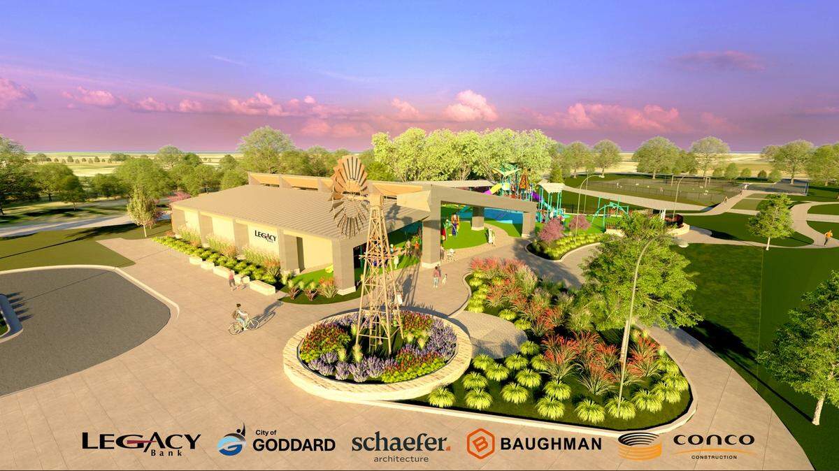 Renderings of Goddard’s new Legacy Bank Park, expected to open in Spring 2027.