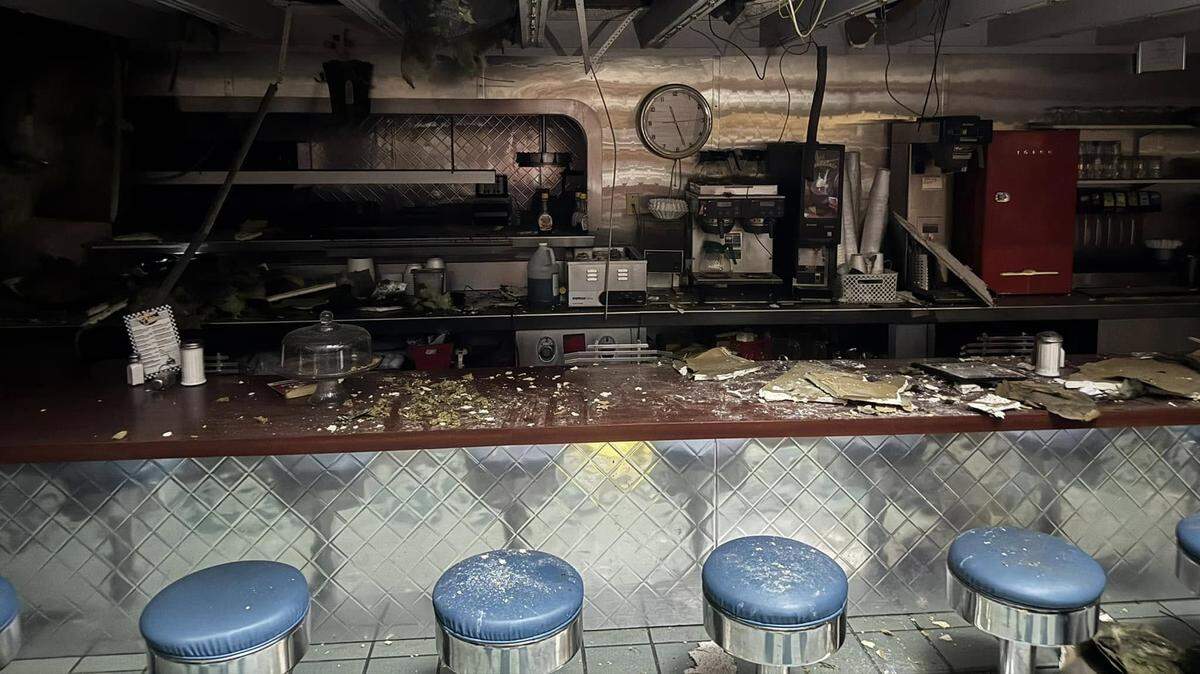A fire on Feb. 10 forced the Jimmie’s Diner on George Washington Drive to close.
