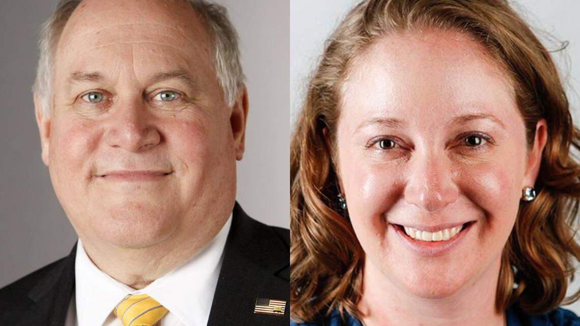 Kansas congressional candidates Ron Estes and Laura Lombard