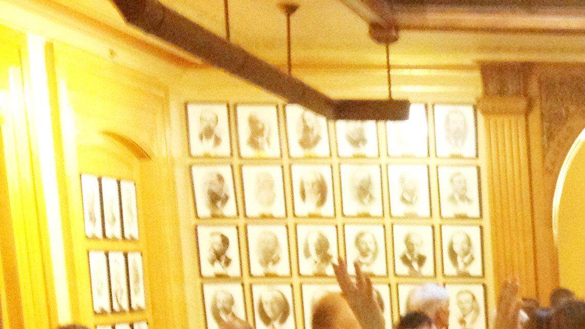 After the final vote on the school funding bill in the Kansas House Sunday night, Kansas teachers packed the corridors outside the chambers as House members walked out.  