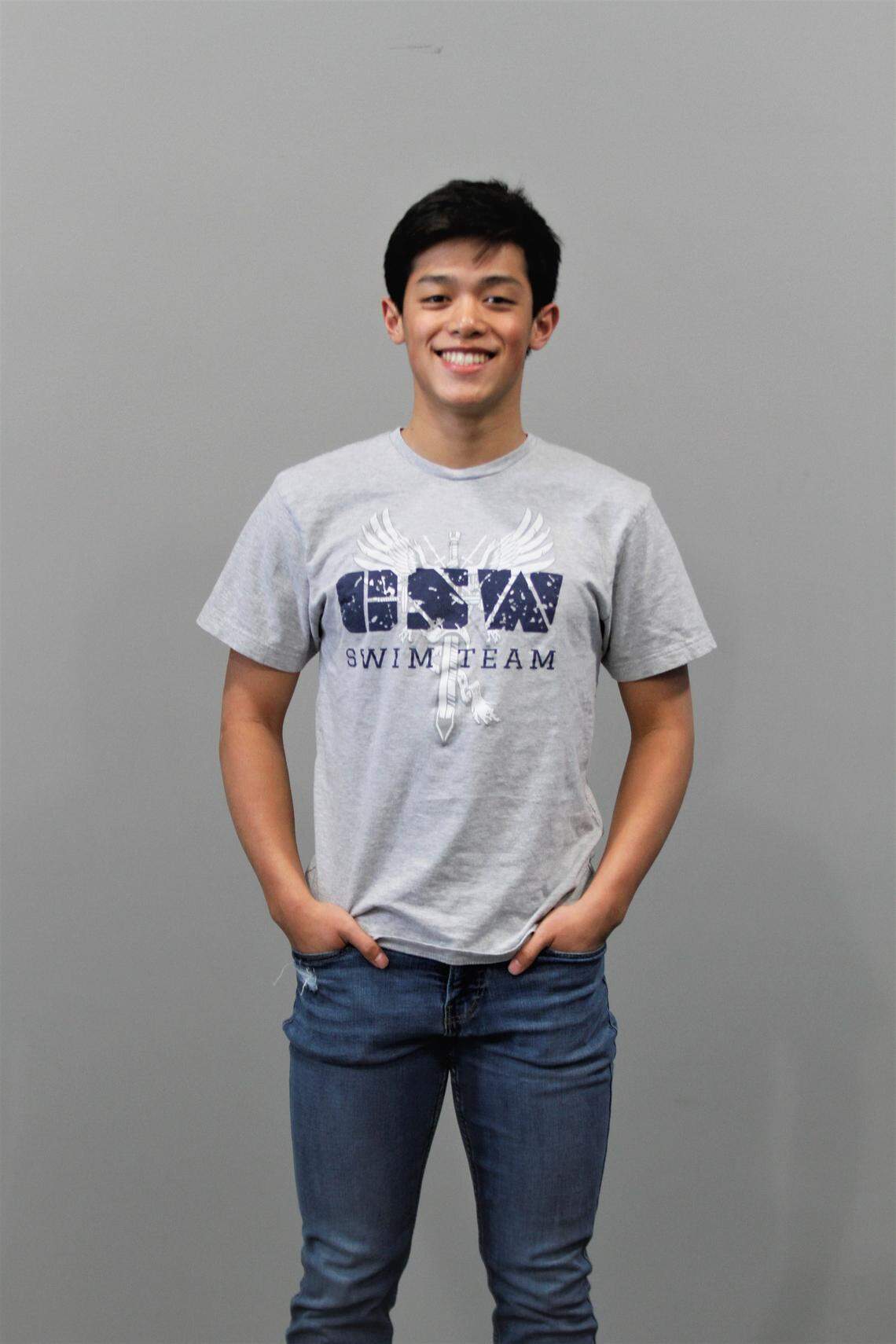 2019 Wichita Eagle All-Metro high school boys swimming and diving selection, Classical School of Wichita’s Nathan Chan
