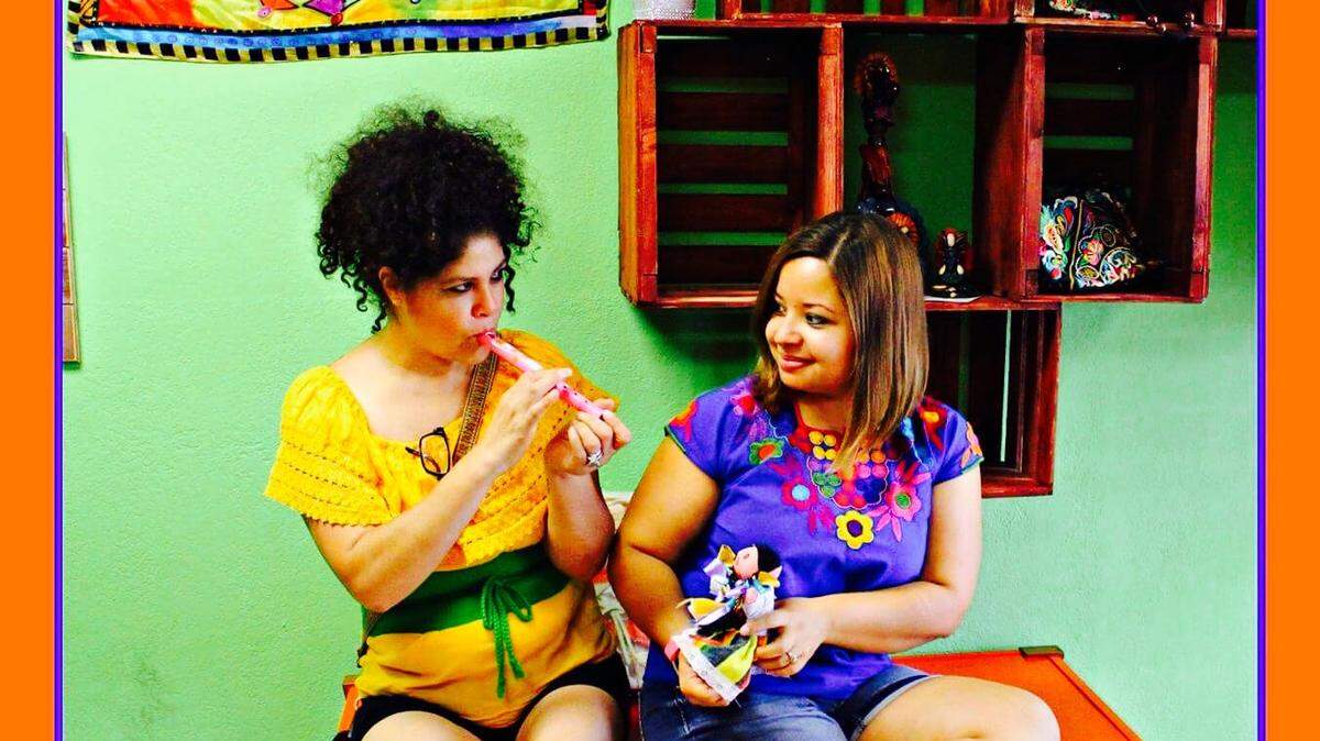 Gisela Pena, left, and Sara Morales are opening their third Wichita Azteka's Boutique in the Revolutsia shipping container development.