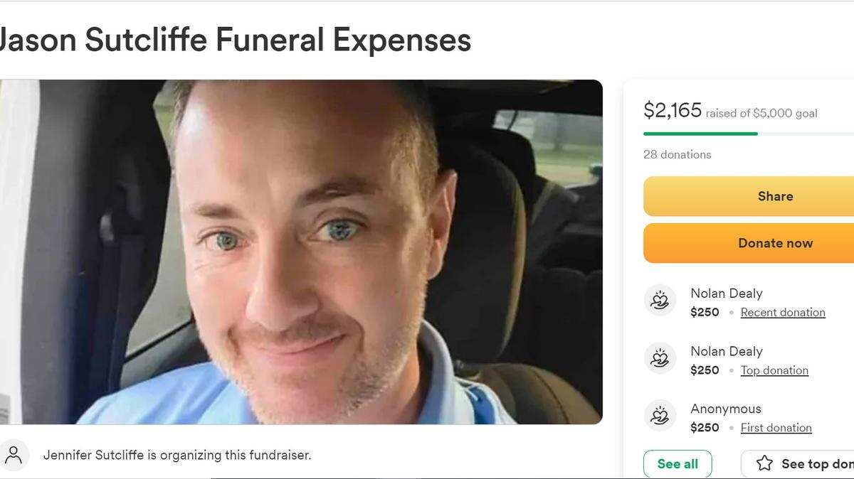 A GoFundMe has been made for 44-year-old Jason Sutcliffe of Valley Center after he died in crash along I-135 on Monday.