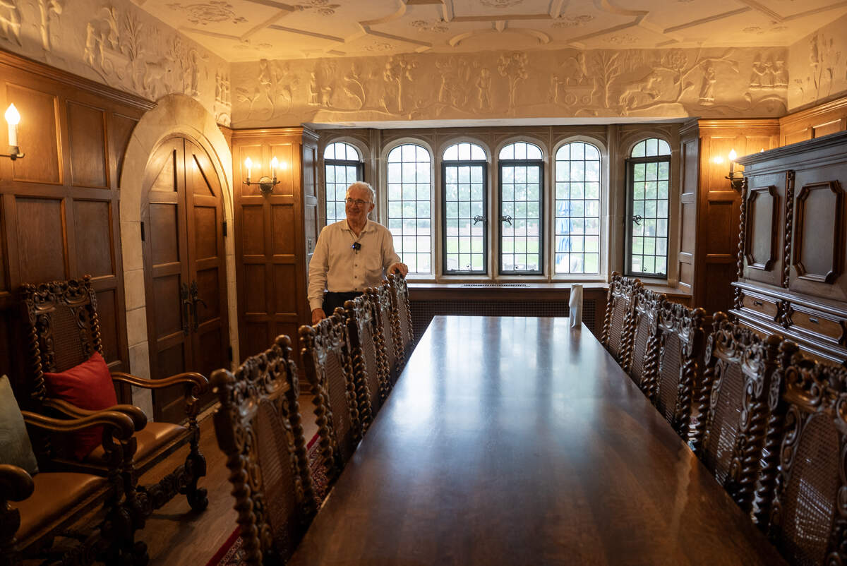 Grant and Janet Rine are selling the Belmont Castle at 320 N. Belmont Place and are holding an estate sale June 25-27.