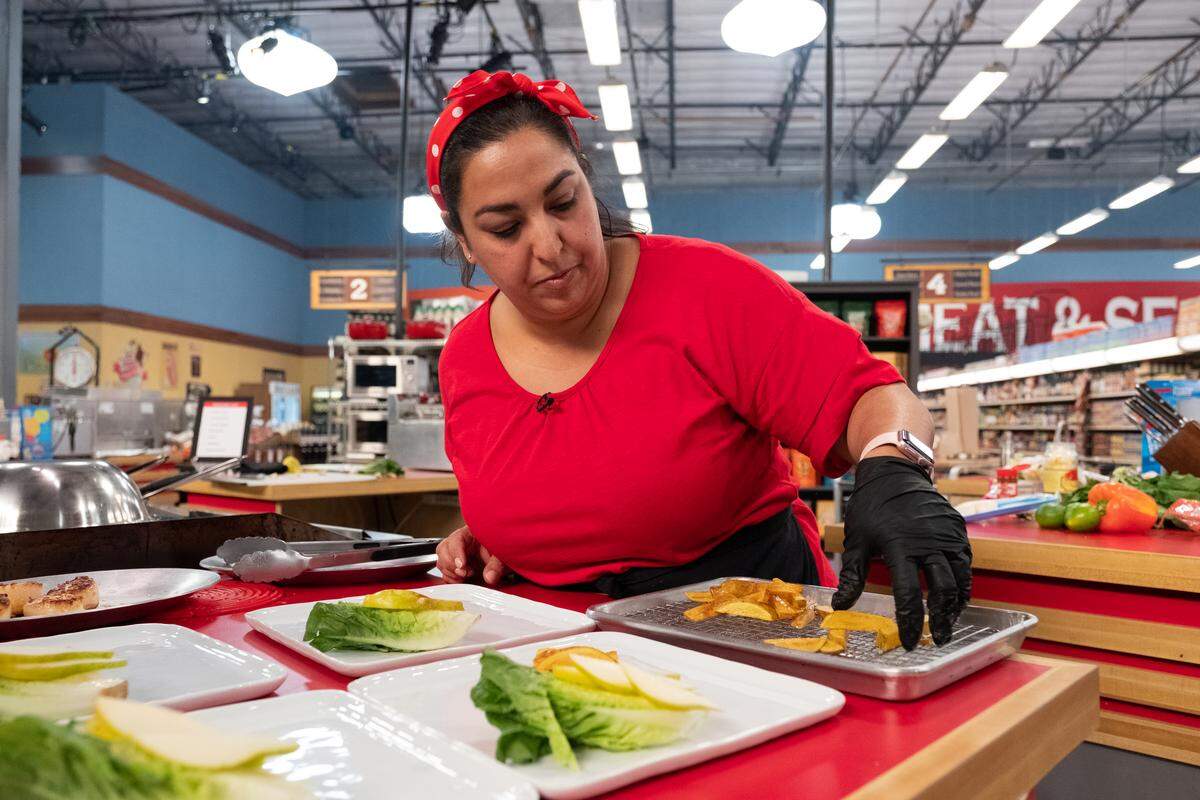 Natasha Gandhi-Rue, owner of The Kitchen, has appeared on Guy’s Grocery Games three times.