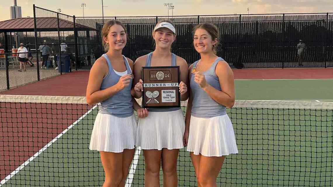 Hocker sisters turn sibling rivalry into Kansas high school tennis success