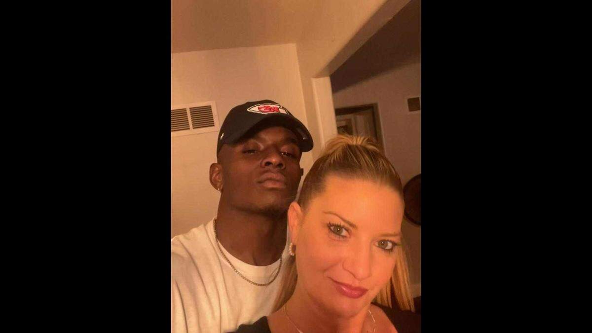 Haleola McDowell poses for a photo with her boyfriend Zachary Miller, who was fatally shot on Nov. 10 at a north Wichita bar they visited.