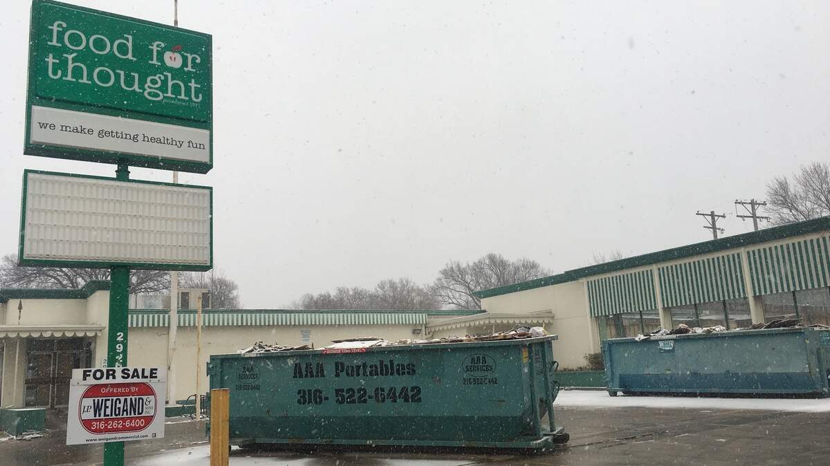 Work is going on at the former Food for Thought space on East Central, but it’s in hope of landing a new tenant, not because there’s a signed deal.