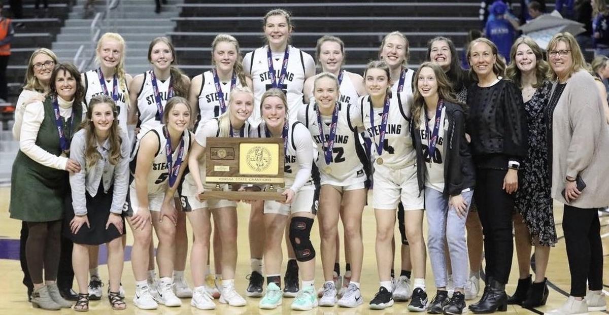 The Sterling girls basketball team won the Class 2A state championship this season.