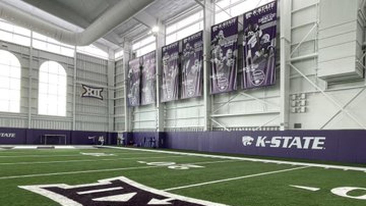 Kansas State is now practicing in a new $32.5 million football practice facility