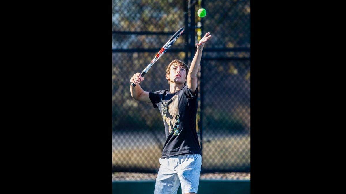 Maize South senior Jaden Tredway has goals of contending for the Class 5A singles championship this season.