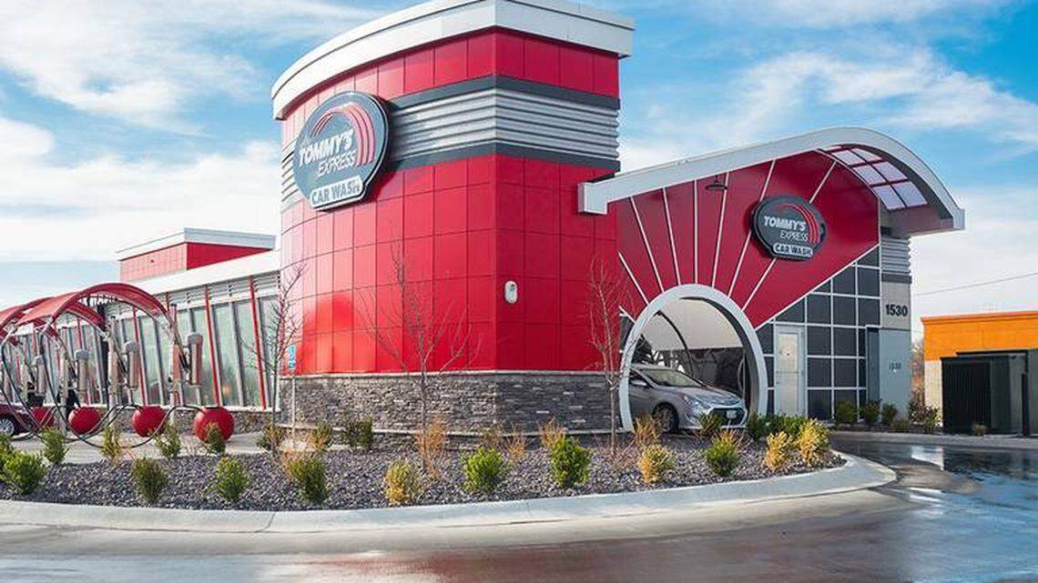 The first east-side Tommy’s Express Car Wash, similar to the one in this photo, is going to open next to Chicken-N-Pickle along Greenwich Road just south of 13th Street next spring.