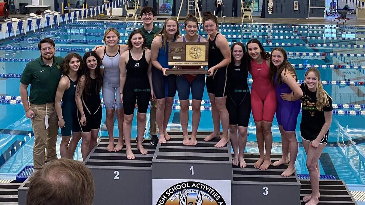 The Bishop Carroll girls swimming and diving team won its second straight Class 5-1A team championship over the weekend in Topeka.