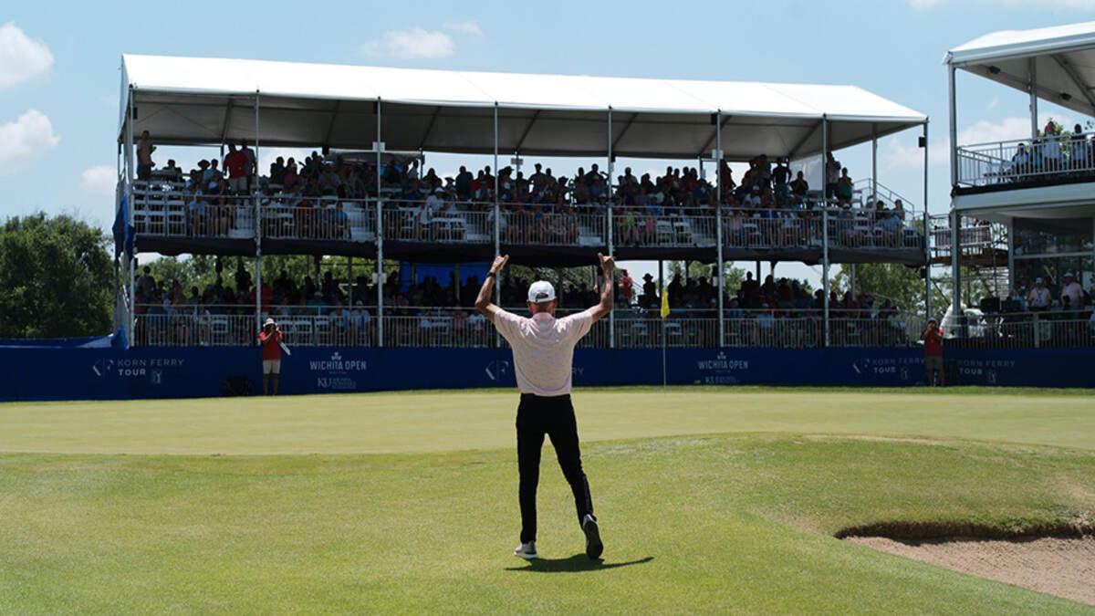 The No. 17 hole at Crestview Country Club should once again be the highlight of this year’s Wichita Open, which begins Thursday.