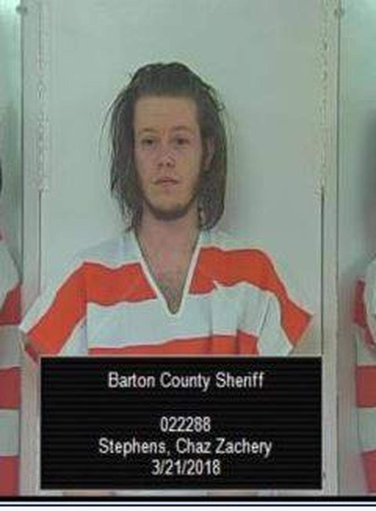 Chaz Stephens, 25, of Hoisington, was arrested and booked into the Barton County Jail on suspicion of second-degree murder after missing 23-month-old Iviona Lewis was found dead.