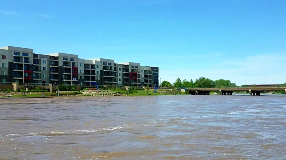 City of Wichita closes flooded Arkansas River as Riverfest starts Friday