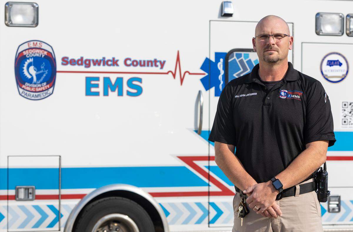 Major Kevin Lanterman has been the acting director of Sedgwick County EMS since the removal of Dr. John Gallagher earlier this year.