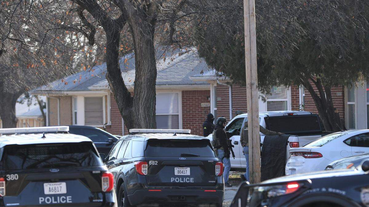 Wichita police are at a standoff Thursday near Harry and Parkwood.