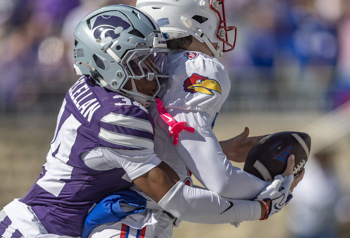 Lance Leipold explains his frustration over KU’s inability to beat Kansas State
