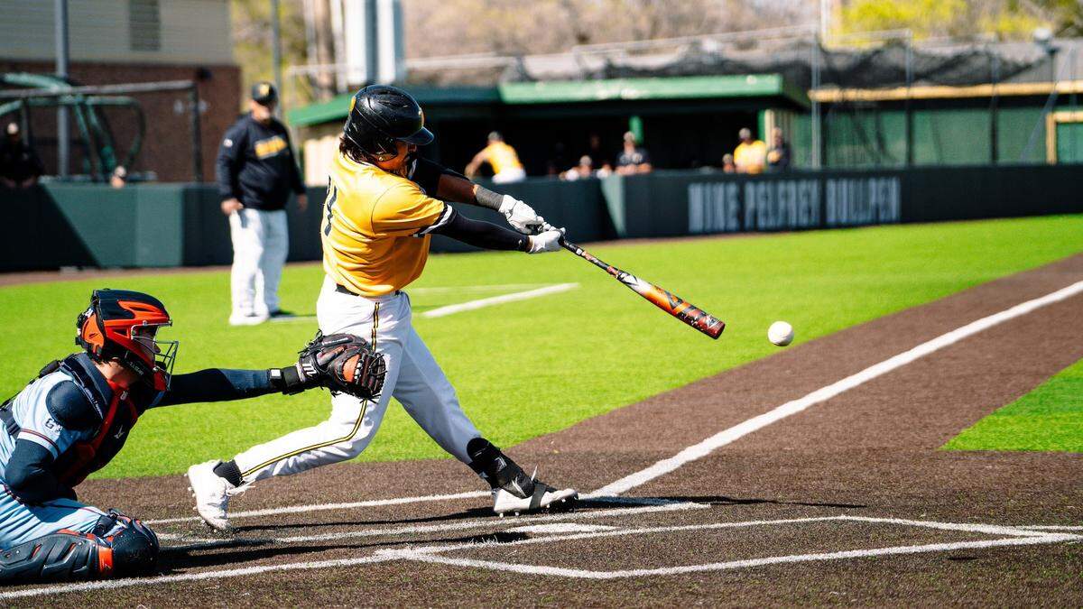 Wichita State junior Mauricio Millan delivered a walk-off hit in the Shockers’ dramatic 7-6 win over Kansas at Eck Stadium on Wednesday evening.