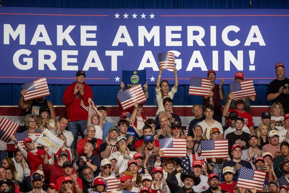 How many people attended Trump’s ‘Kansas Style’ rally near Wichita? Estimates released