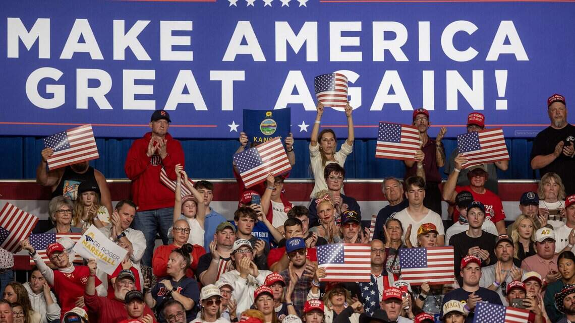 How many people attended Trump’s ‘Kansas Style’ rally near Wichita? Estimates released