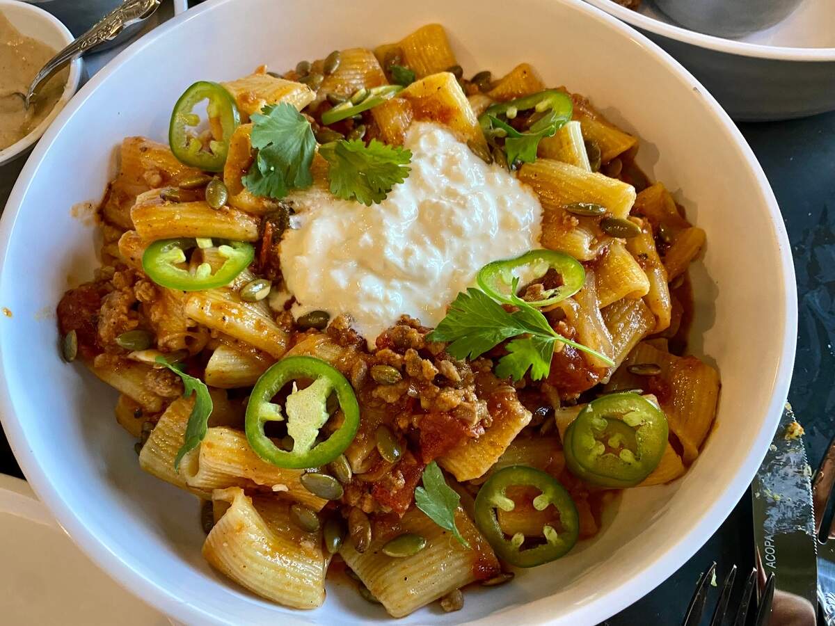 The rigatoni at FioRito features homemade pasta cooked perfectly al dente.