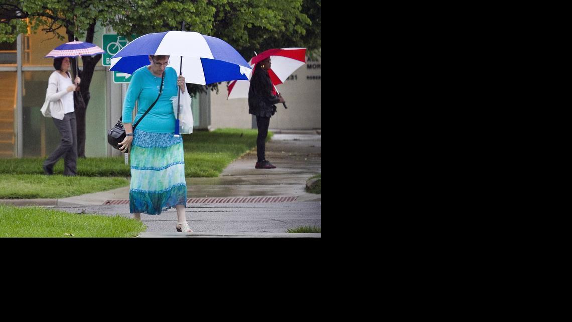 June’s cool stretch also has featured periods of rain, which have nibbled away at Wichita’s substantial precipitation deficit for the year. (June 9, 2014)

