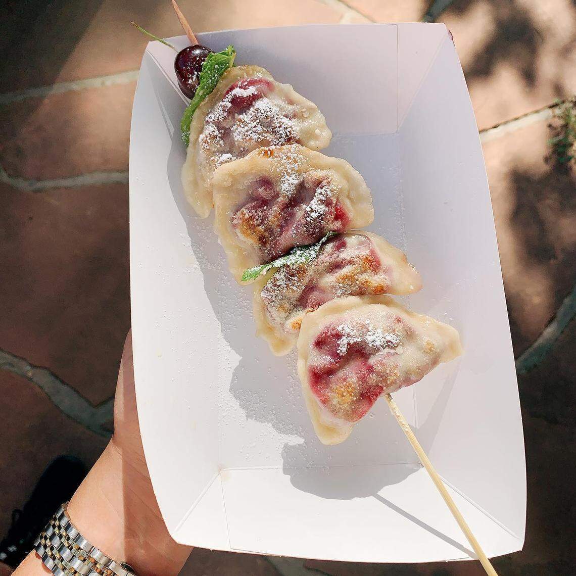 Polka Pierogi serves both sweet and savory pierogi every Saturday at Wichita’s Old Town Farm & Art Market.